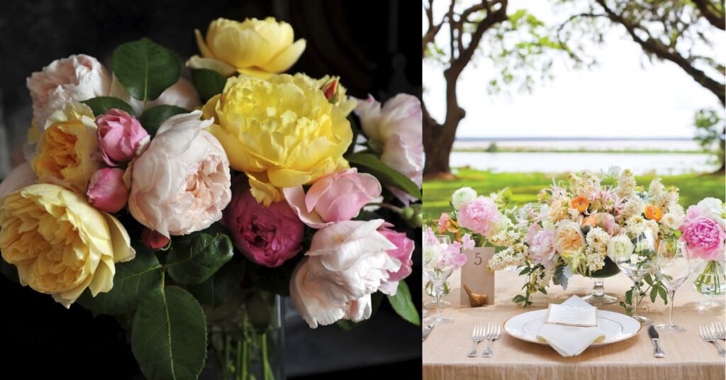 Peonies in Seasonal Events and Arrangements